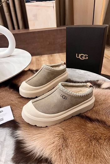 Женские слипоны UGG Tasman Weather Hybrid - Grey / White   