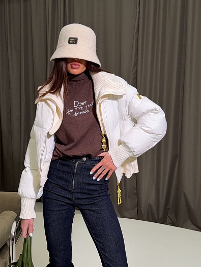 Женские джинсы Alaia premium - Navy   