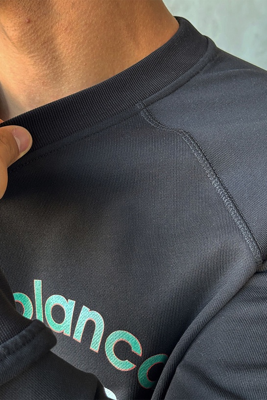 Чёрный свитшот Casablanca Orbite Autour De l'Orange