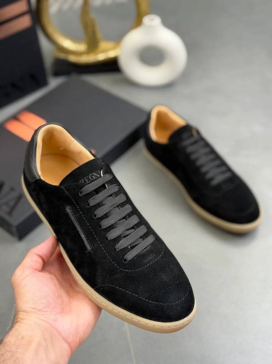 Мужские замшевые кроссовки Zegna "232"
