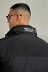 Утеплённая куртка Moncler Peuplier logo-patch - Black