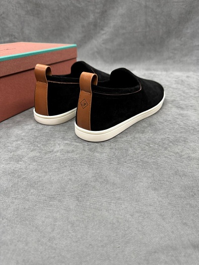 Мужские лоферы Loro Piana Venice Walk - Black   