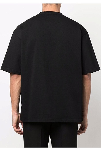 Оверсайз футболка Balenciaga Paris - Black   