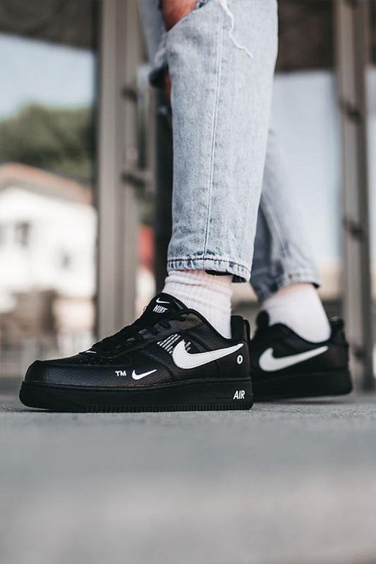Кроссовки Nike Air Force 1 '07 LV8 Utility Low - Black
