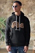 Мужское худи Palm Angels Leopard Teddy Bear - Black
