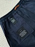Льняные шорты тёмно-синего цвета Zegna premium