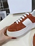 Женские комбинированные кроссовки  Dior Stars - Brown