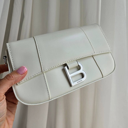 Кожаная сумка Balenciaga Hourglass 22x13 см