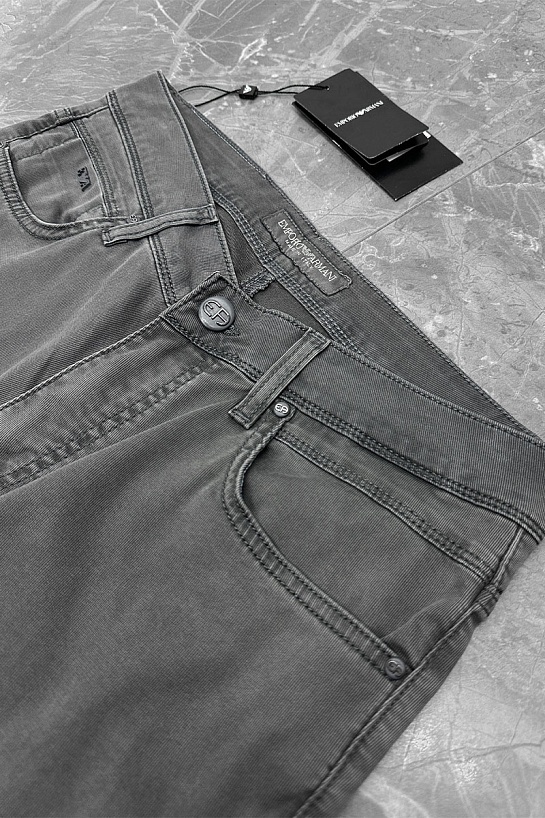Мужские серые джинсы Emporio Armani