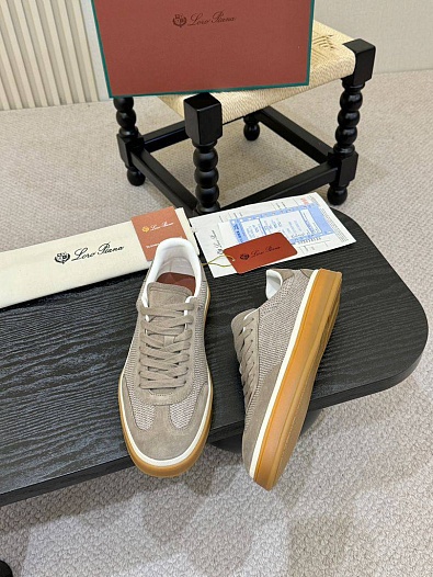 Мужские кроссовки Loro Piana Tennis Walk - Beige   