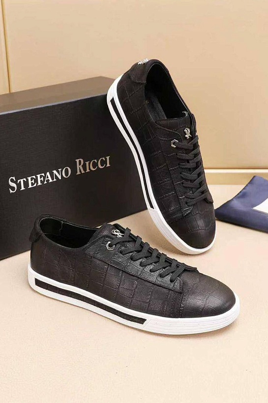 Мужские кожаные кроссовки Stefano Ricci
