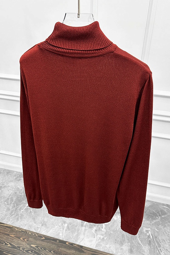 Мужская бордовая водолазка Maglione