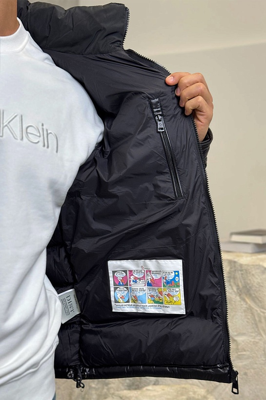 Мужская черная куртка Moncler Gombei