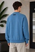 Синий свитшот Fear Of God Essentials Flocked Logo