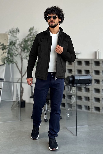 Мужская куртка Loro Piana чёрного цвета   