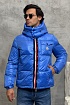 Пуховик голубого цвета Moncler Montbeliard