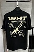 Чёрная оверсайз футболка Off-White Splash Arrow