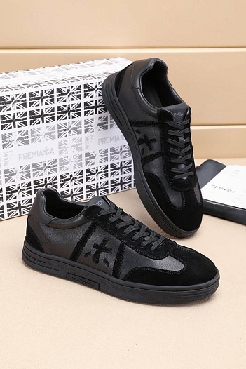 Комбинированные кроссовки Premiata Bonnie - Black   