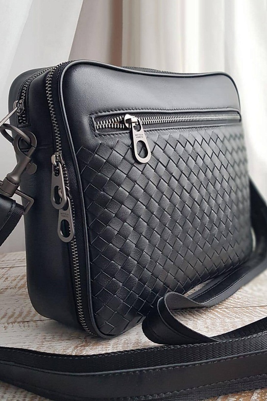 Кожаная сумка Bottega Venetta 28х9х23 см
