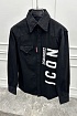 Мужская джинсовая рубашка Dsquared2 "ICON" - Black