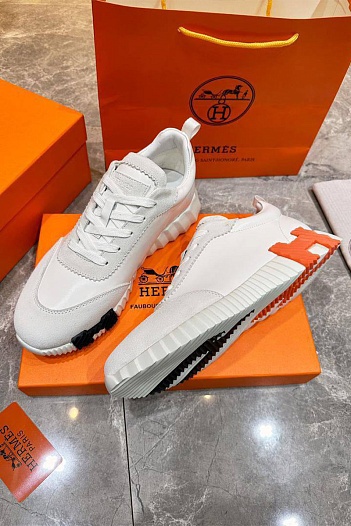 Мужские кроссовки Hermes Bouncing - White   