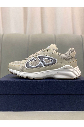 Мужские бежевые кроссовки Dior B30   