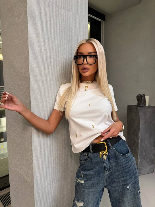 Женская футболка Schiaparelli premium - White