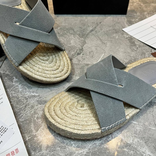 Мужские шлёпанцы Ermenegildo Zegna suede - Blue