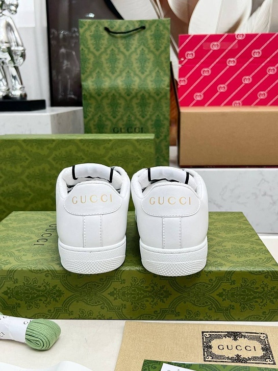 Женские комбинированные кроссовки Gucci GG Screener Premium