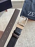 Двусторонний кожаный ремень Zegna premium