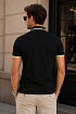 Поло чёрного цвета Hugo Boss "Paule 2"