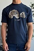 Мужская оверсайз футболка Palm Angels "Teddy Bear" - Navy