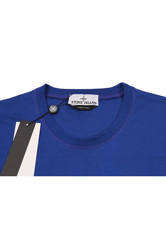 Мужская футболка белого цвета Stone Island compass badge