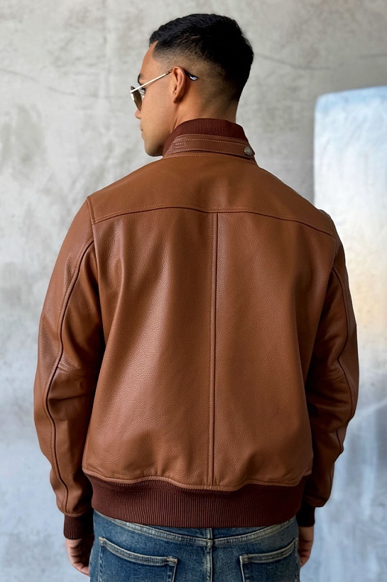 Мужская кожаная куртка Tom Ford Premium