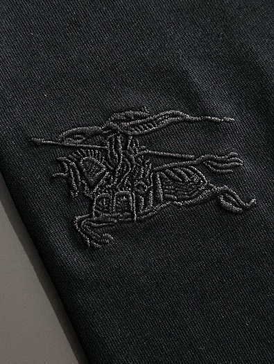 Футболка чёрного цвета Burberry Premium   