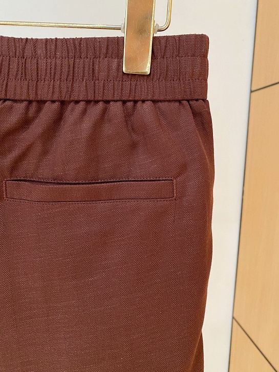 Шорты бордового цвета Zegna premium