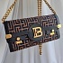 Женский клатч Balmain B-Buzz 25x12 см - Brown