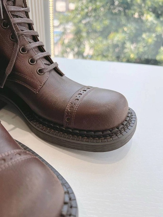 Женские ботинки MIU MIU Premium - Brown