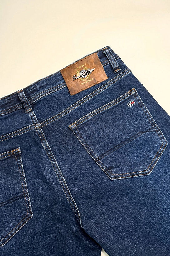 Мужские тёмно-синие джинсы Tommy Hilfiger Slim