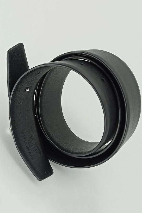 Кожаный чёрный ремень Tom Ford (ширина 3.8 см, длина 115 / 120 см)