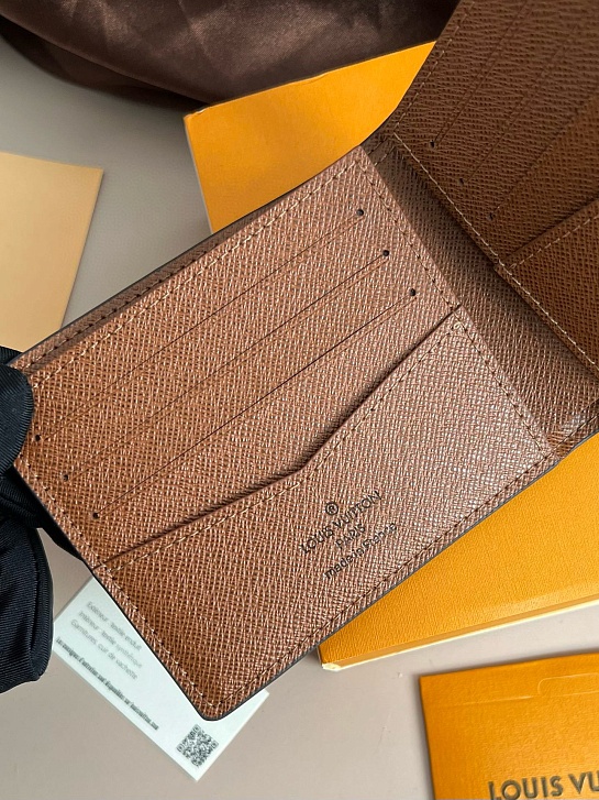 Кожаный кошелёк Louis Vuitton Slender Premium 11x8.5x1 см