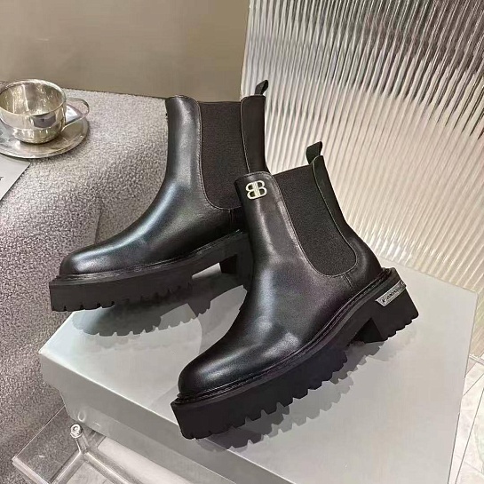 Женские кожаные сапоги Balenciaga premium