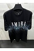 Оверсайз футболка Amiri "Paint Splatter" - Black