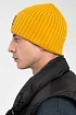 Шапка Hugo Boss Flavio logo-patch - Mustard Yellow