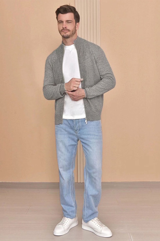 Кашемировый свитер Brunello Cucinelli Premium - Grey