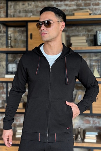 Мужской спортивный костюм Loro Piana - Black   