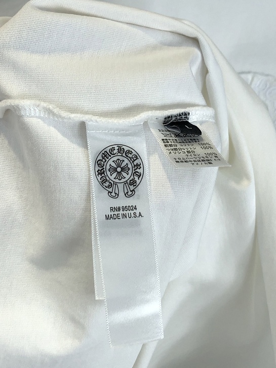 Белая оверсайз футболка Chrome Hearts Premium