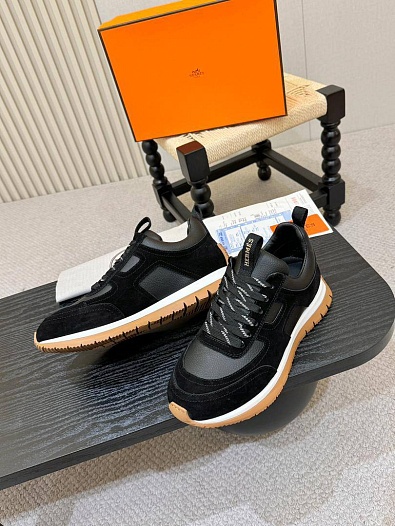 Мужские кроссовки Hermes Jimmy - Black   