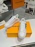 Женские кожаные кроссовки Louis Vuitton Time Out - White