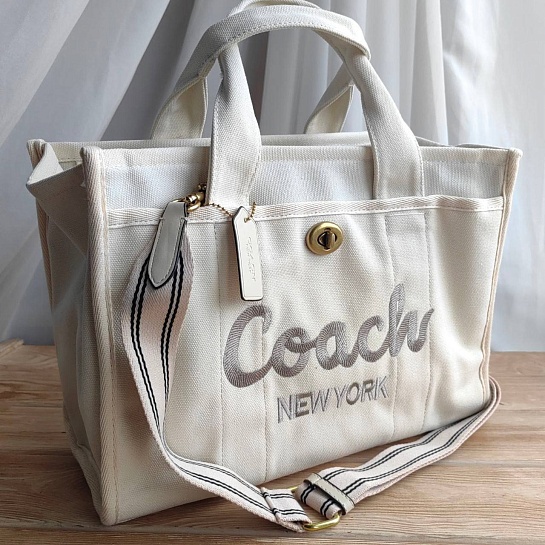 Женская сумка Coach tote 34x24 см (4 расцветки)